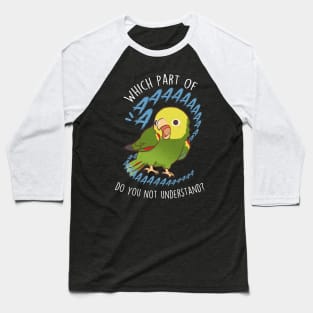 Double Yellow-Headed Amazon Parrot Aaaa Baseball T-Shirt